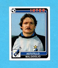 PANINI CALCIATORI 1986/87-Figurina n. 155- MALGIOGLIO -INTER-CON VELINA