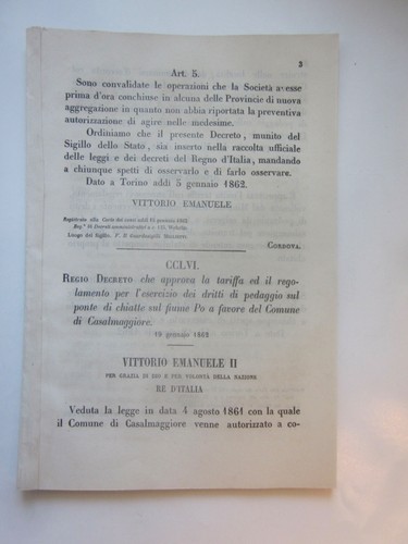 1862 regio decreto - regio, (2)