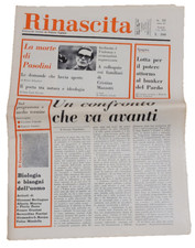 Rivista Rinascita, anno 32, n.44, 7-11-1975 con all'interno Il Contemporaneo