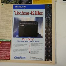 21x30cm magazine cutting 1994 MESA BOOGIE DC-5