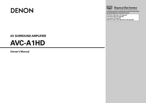Denon avc a1hd amplificatore - avc-a1hd,