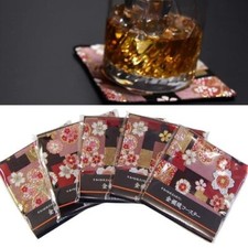 Kimono coaster set red - kimono, 5