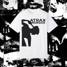 T-shirt 2 lati Atrax Morgue rumore industriale vintage Deathpile Whitehouse SPK