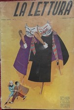 Fred Pittino: copertina della rivista La Lettura 1° febbraio 1939, rivista...