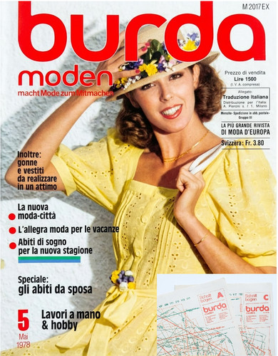 Burda moden 1978 sewing - burda,