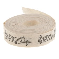 5 Yards Nota Musicale Stampato