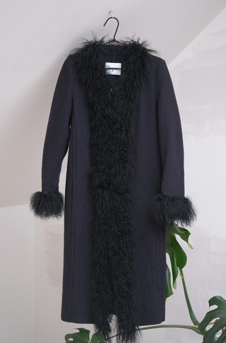 Cappotto donna dondup blu navy - cappotto,