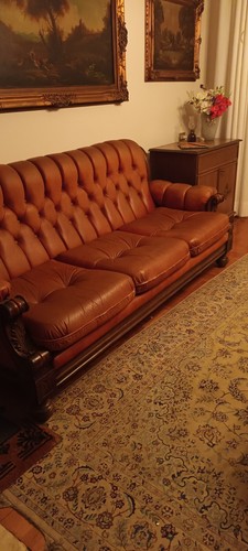 Divano posti pelle con due - posti,