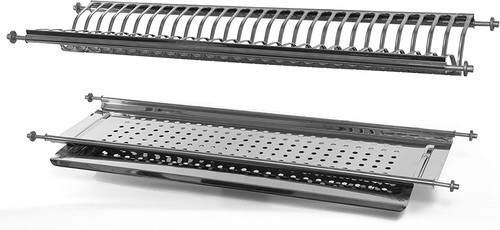 Scolapiatti inox 86cm - inox,