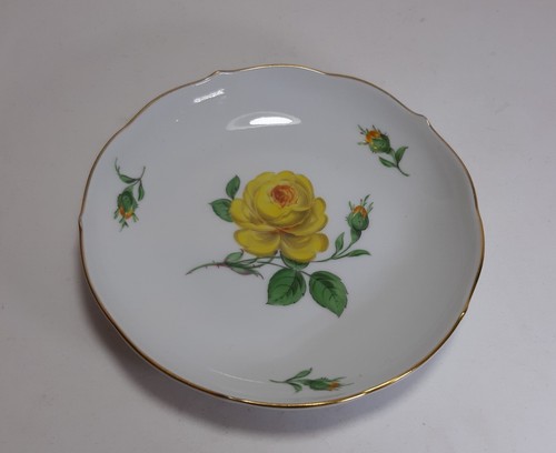Piatto porcellana meissen rosa - piatto,