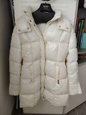 LIU JO Piumino Donna MF3067 T3173 KYPTKA con cappuccio rimovibile Bianco TG 40