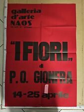 MANIFESTO GIONFRA GALLERIA D'ARTE NAOS VITERBO