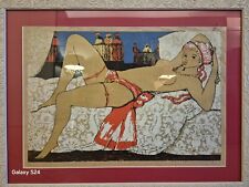 litografia - somala sdraiata -