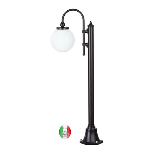 Lampione alluminio h138cm - lampione,