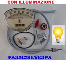KIT CONTACHILOMETRI 120 KM/H PER VESPA 125 PRIMAVERA ET3 CREMA