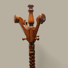  Appendiabiti albero sala vintage legno ornato 