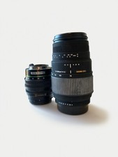 Obiettivi Pentax 70-300mm e 18-55mm. Perfettamente funzionante