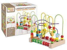 Labirinto Montessori didattico Fatto di Legno Teorema 40561