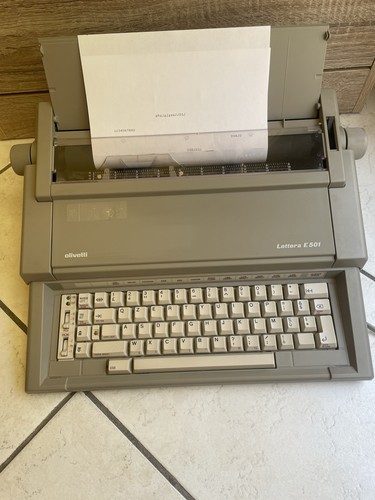 Olivetti lettera e501 macchina - lettera,