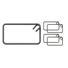 Staffe Armatura Ferro 20x40 cm