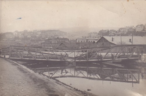 Cartolina fiume il ponte - cartolina,