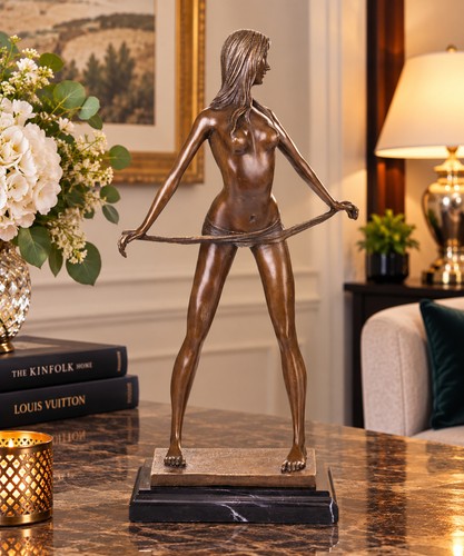 Scultura bronzo nudo - in,