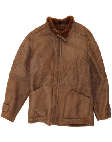 Giacca shearling uomo vintage
