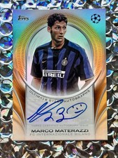 Topps UCC Flagship Inter Legend Marco Materazzi Ultimate Stage Auto Signature/25