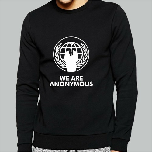 Felpa uomo anonymous expect - felpa,