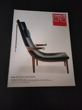 1983 SEDIA SENNA 1925 E. GUNNAR ASPLUND DESIGN CASSINA MOBILI VINTAGE AD PUB