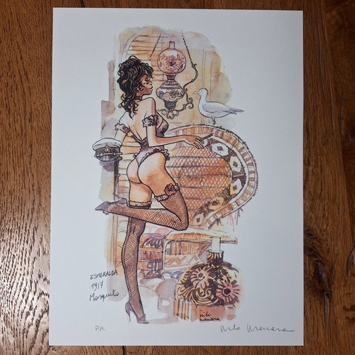 Milo manara esmeralda - manara, omaggio