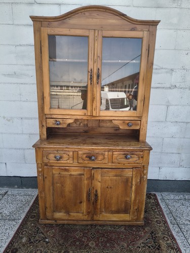 Credenza con alzata decapata - credenza,