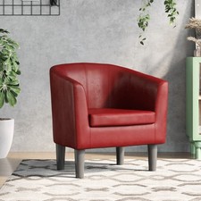 Poltrona a Pozzetto Rosso Vino