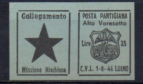 Posta partigiana alto - partigiana,