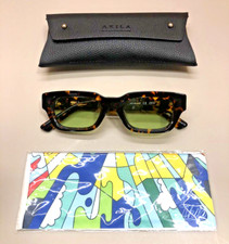 Zed AKILA Sunglasses Tortoise / Green Lenses TUPAC