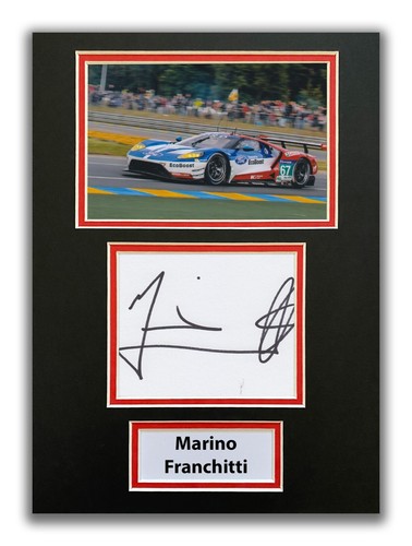 Marino franchitti hand signed - marino,