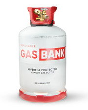 GasBank LS DUO 11 kg - bombola in acciaio leggero con valvola DUO 80% (OPD) LPG