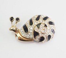 Vintage Luccicante Smalto Nero