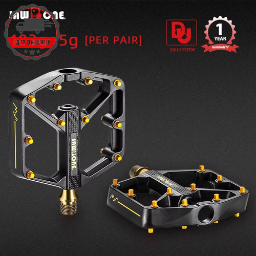 Mtb bicycle flat - flat, pedals