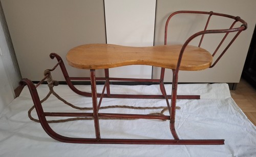 Slitta antica vintage - slitta,