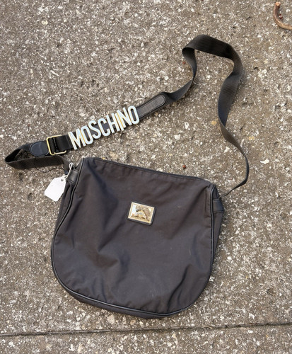 Moschino black crossbody bag - moschino,