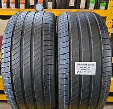 2X PNEUMATICI MICHELIN PRIMACY 4 S1 225 40 R 18 92Y GOMME USATE ESTUVE 225 40 18