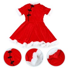 1 pc vestiti per feste distintive costume in stile cinese in stile (rosso, m)