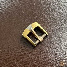 Zenith Fibbia Placcata Oro Gold Plated Buckle 8mm Vintage Originale