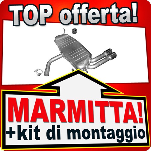 Silenziatore posteriore per - silenziatore,