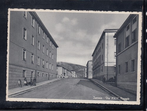 Cartolina isernia via - isernia, xxiv