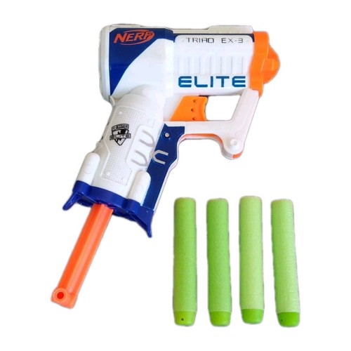 Nerf élite triad - ex-3, blanc