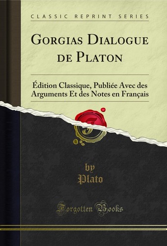 Gorgias dialogue platon - gorgias,