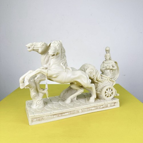 Scultura vintage biga - biga, romana