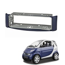 MASCHERINA AUTORADIO STEREO SMART FORTWO BLU 1 DIN ADATTATORE CORNICE RADIO